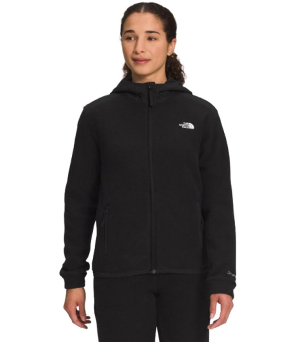 THE NORTH FACE Womens Alpine Polartec 200 Jacket Medium Black Full Zip Hood NWT